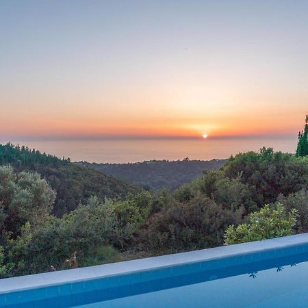 Stone Villa Eriphyle ,Private Witn Sunset View Fiskardo Zewnętrze zdjęcie
