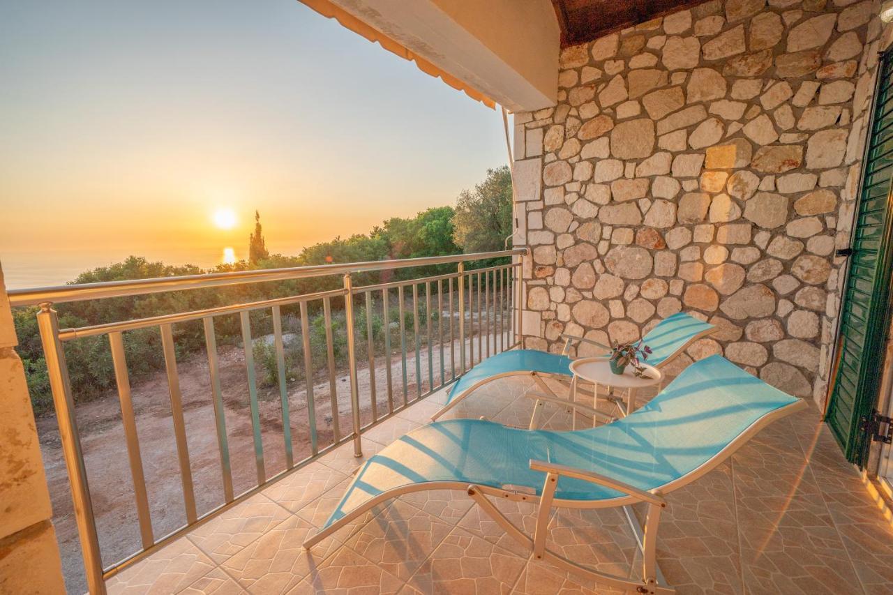 Stone Villa Eriphyle ,Private Witn Sunset View Fiskardo Zewnętrze zdjęcie