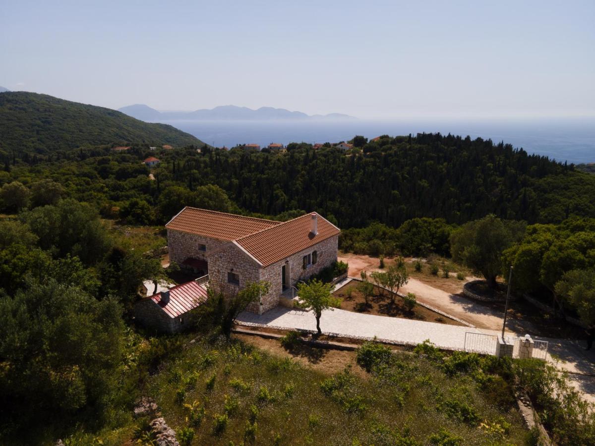 Stone Villa Eriphyle ,Private Witn Sunset View Fiskardo Zewnętrze zdjęcie